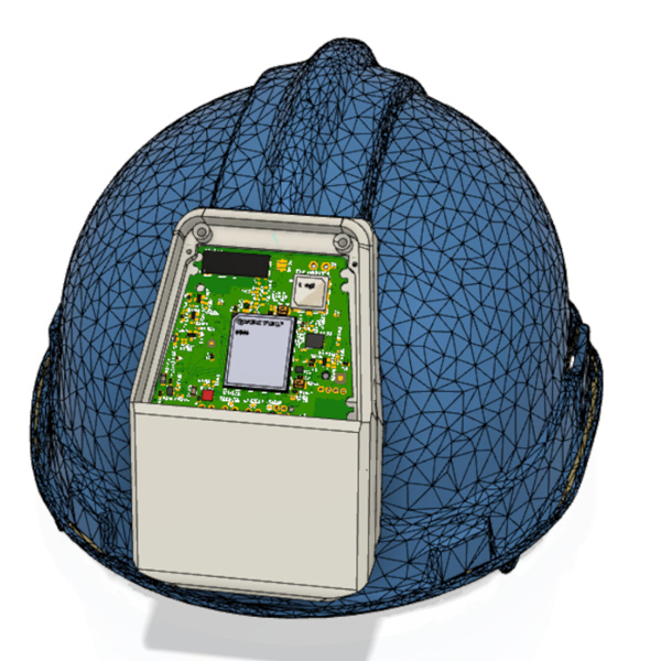 construction site security solution - SEZO helmet tracker